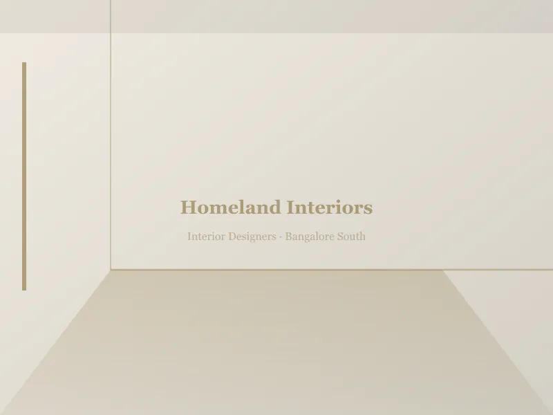 3D Visualizations project 2 by Homeland Interiors Bangalore